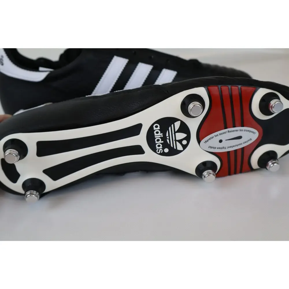 NEW Adidas World Cup 011040 Soccer Cleats Men's Black Football Leather Size 9.5